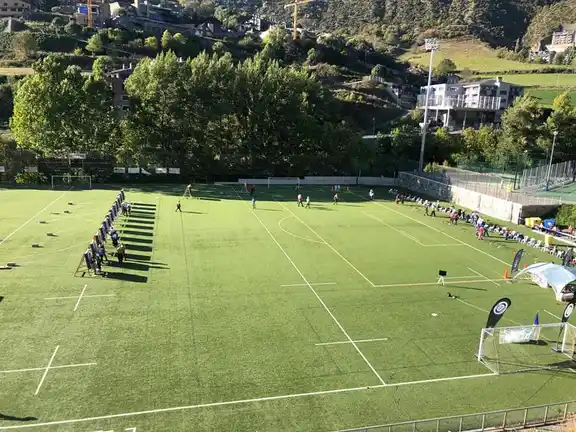 campo de tiro desde arriba