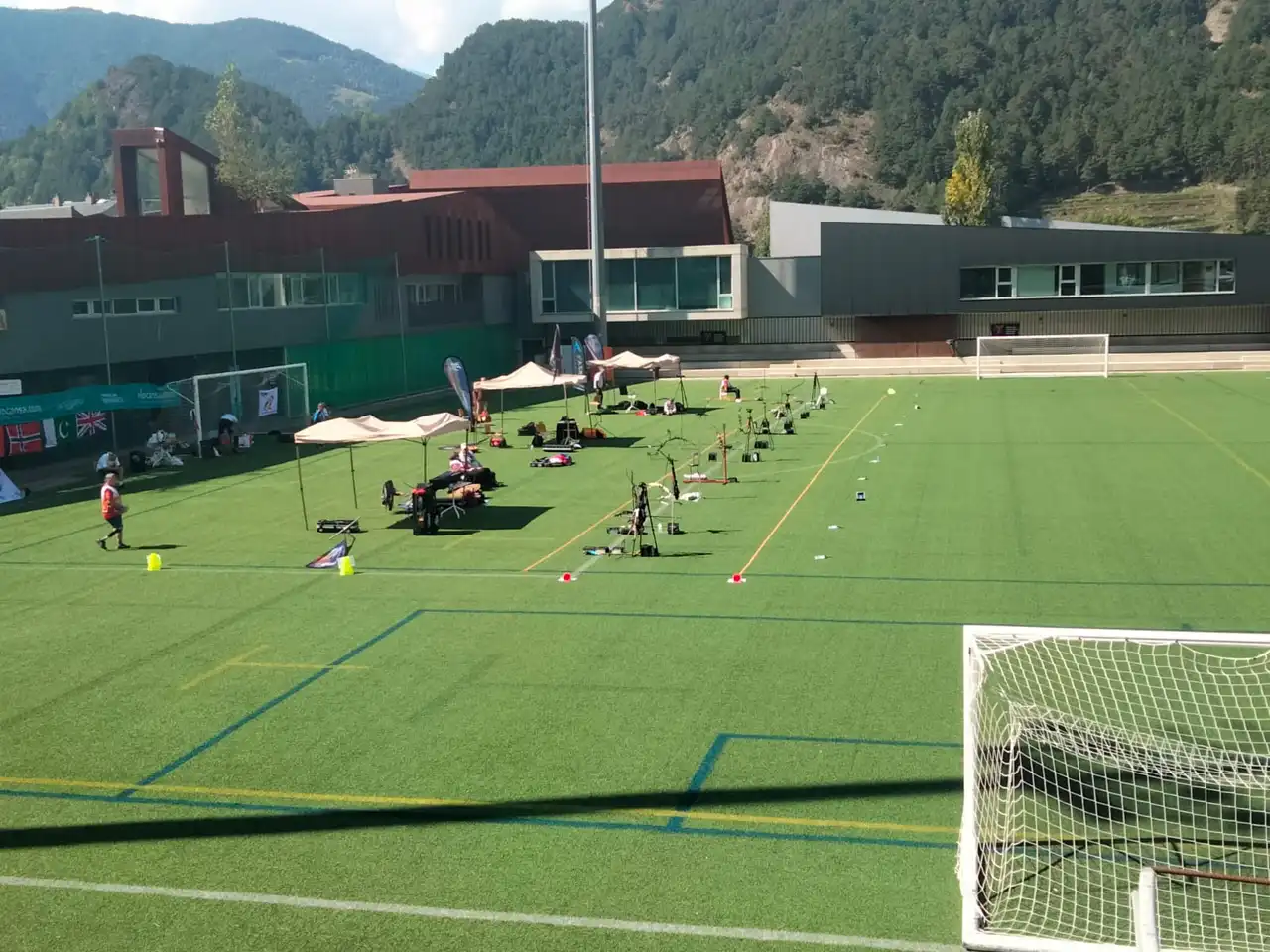 campo de tiro desde arriba