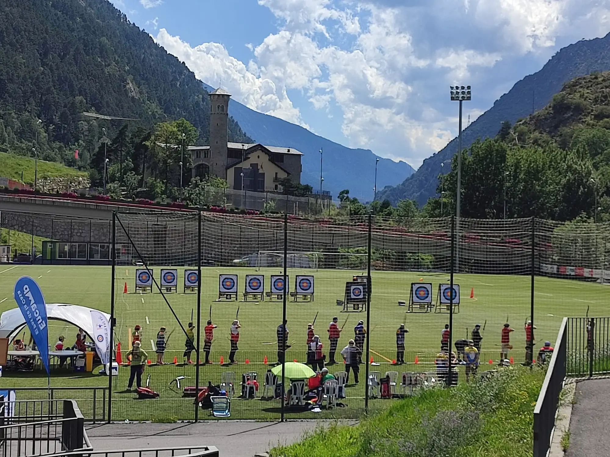 campo de tiro desde lejos