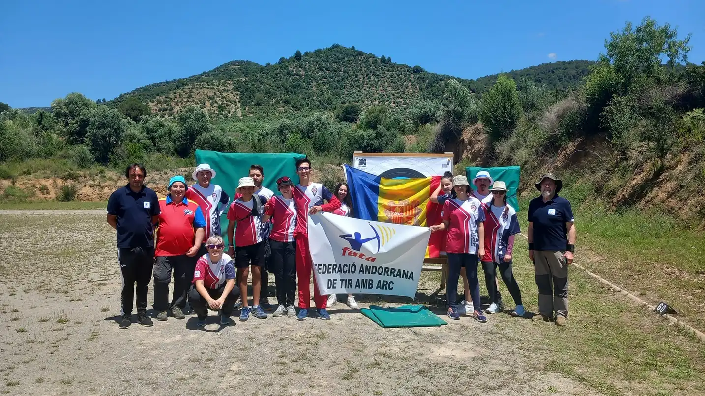 foto de grupo de los arqueros del TAE